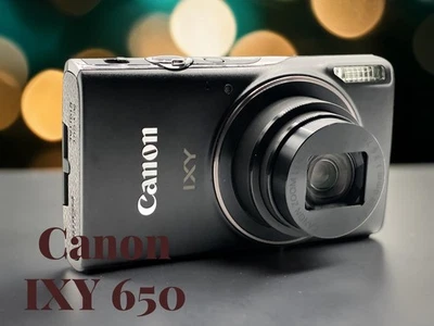 [Casi Como Nueva] Cámara Canon IXY 650 Bk [ELPH 360 HS / IXUS 285 HS] 20,2 MP de Japón - Imagen 1 de 4