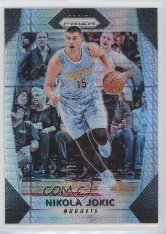 2017-18 Panini Prizm Hyper Prizm Nikola Jokic #166 k5j