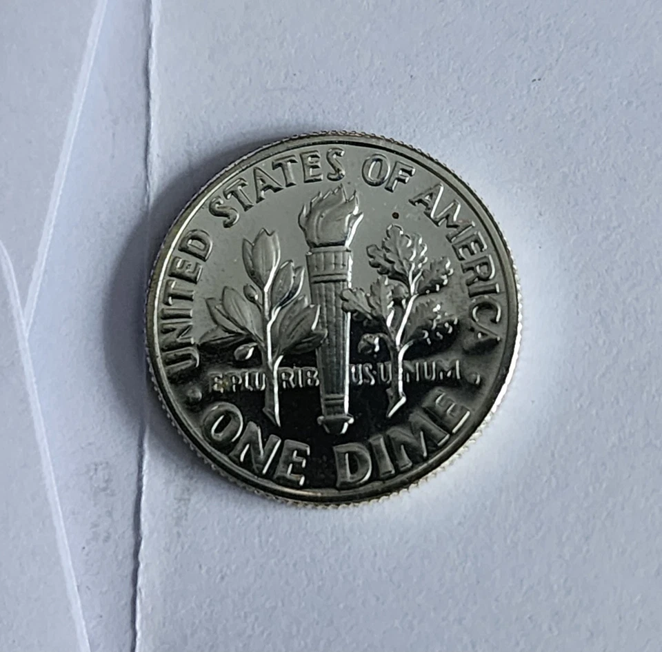 1963 Rosevelt Dime PROOF Doubled Die Reverse FS 801 - Image 4 of 4