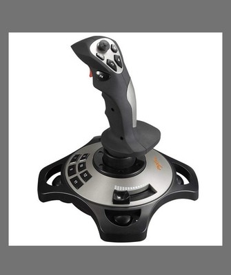 PC Joystick, USB Game Controller with Vibration Function and Throttle Control