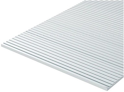 Evergreen Scale Model Plastic Sheet Car Siding Thickness 0.75mm Groove Spacing 0