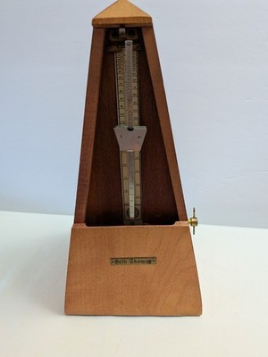【メルモ】ANTIQUE NOEL AST-BLM 1950 Antique Metronome Seth Thomas De Maelzel Model No Lid | eBay