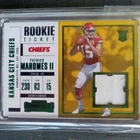 2017 Panini Contenders - Rookie Ticket Swatches Patrick Mahomes #SW-3 Game Worn