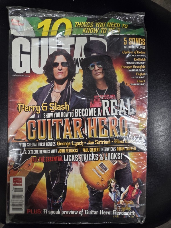 GUITAR WORLD June 2008 SEALED w/ CD - Slash Joe Perry John Petrucci - NEW