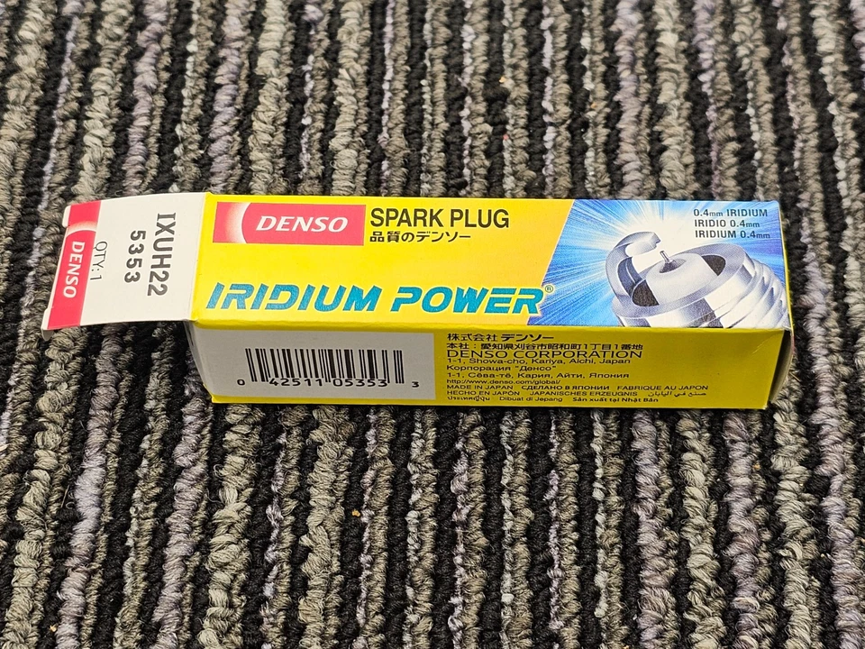 (CANTIDAD 5) Bujía de alimentación de iridio Denso 5353 IXUH22 para Kia Soul 2010-2011 Foto 2 de 4