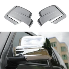 Both Sides Chrome Rear View Mirror Cover Trim For Jeep Patriot 11-16 Accessories