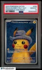 2023 Pokemon SVP En Pokemon X Van Gogh #085 Pikachu Grey Felt Hat PSA 10