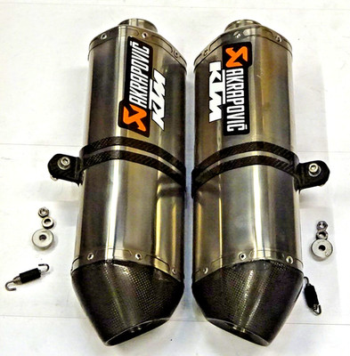 KTM 990 950 AKRAPOVIC TITAN AUSPUFF ENDDOSEN SCHALLDÄMPFER