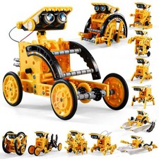Educational 12-In-1 Solar Robot Kit For STEM Learning By Lucky Doug