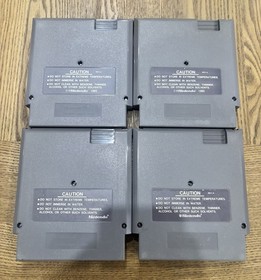 Lotto 4 giochi Nintendo NES Bigfoot, Knight Rider, Rad Racer, RC Pro-Am