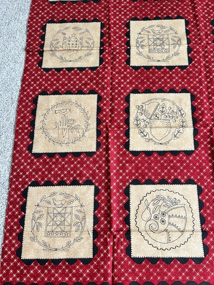 Full Circle quilt fabric panel by Kathy Schmitz for Moda Fabrics #60100 43x 24 - Image 2 of 4