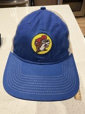 Buc-ees Beaver Cap Adult Blue Adjustable Snapback Hat