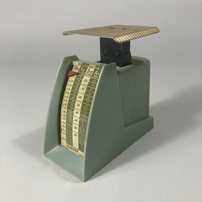 Hanson Postal Scale Model 150 March 1974 Vintage Mail Sea Foam Green Antique