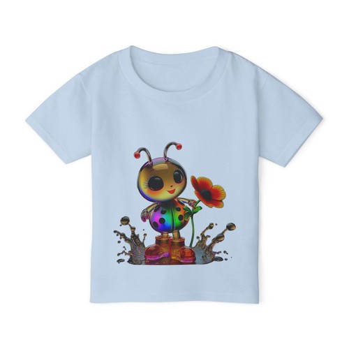 Heavy Cotton Toddler T-shirt LadyBug key to success Gift Kids Size: 2T-6T - Picture 11 of 21