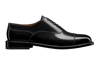 Dior Embassy Oxford Loafer Black Calfskin Leather Flat Lace Up