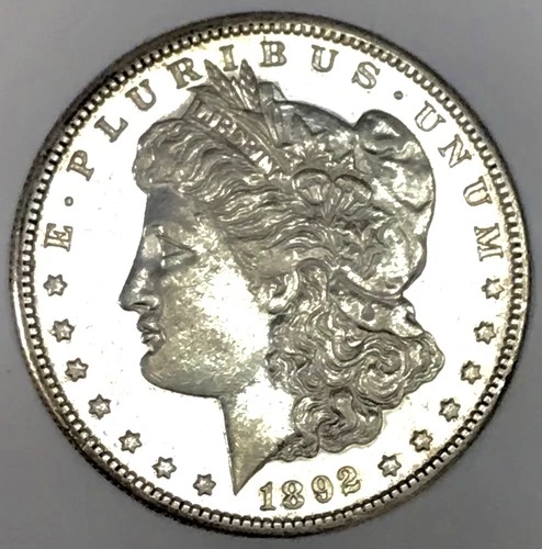 1892 S MORGAN SEMI PROOF LIKE! ULTRA HIGH DOLLAR PIECE! EXTREME RARITY!NR #64348