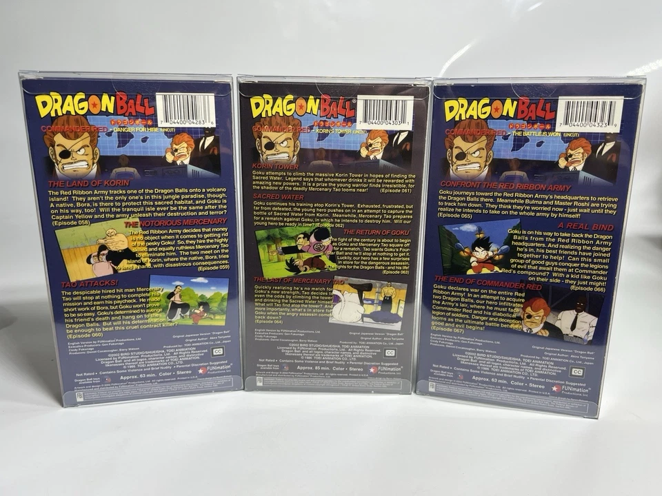 Dragon Ball Commander Red Saga UNCUT VHS COMPLETE - Fantastic Condition - Image 4 of 4