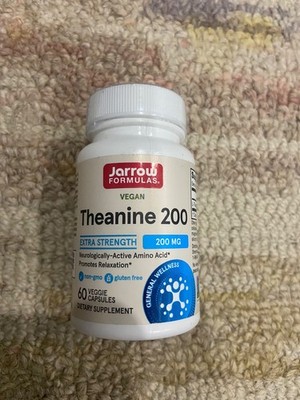 Theanine 200, 200 mg, 60 Veggie Capsules