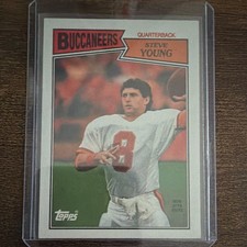 Topps Steve Young 1987 #384 Tampa Bay Buccaneers Football NFL Trading Card
