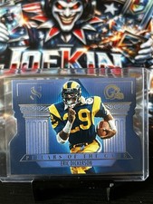 2025 Panini Silhouette Eric Dickerson Blue Pillars Of The Game Die-Cut Card #11