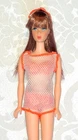Vintage 1967 Barbie MOD TNT Doll #1160 with Very Rare! Cherry Cola Hair Nice!