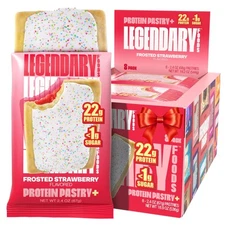 Legendary Foods 22g Protein Pastry - 0g Added Sugar, Low Carb Snack, Keto Fri...