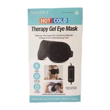 1 PIECE - NUVOMED SPA SERIES THERAPY GEL EYE MASK Hot Cold Timer Switch Control 