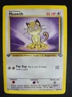 Pokémon TCG Jungle 1st Edition #56/64 Meowth LP