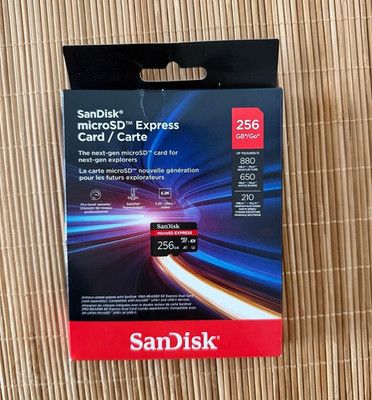 SanDisk microSD Express Speicherkarte 256 GB UHS Speed Class 3