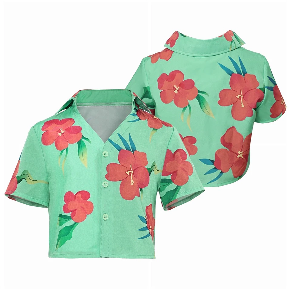 Abby Корейский Saja Kid мальчиков Abby книга недели зеленая рубашка Хэллоуин косплей костюм - Изображение 2 из 4