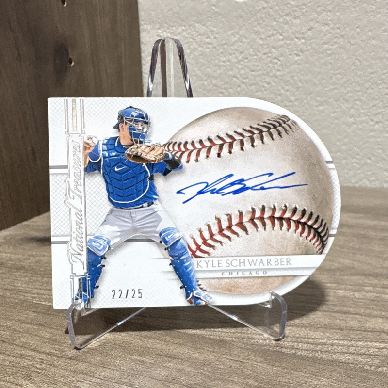 Panini 2015 National Treasures Baseball Kyle Schwarber Auto #78 22/25 Cubs