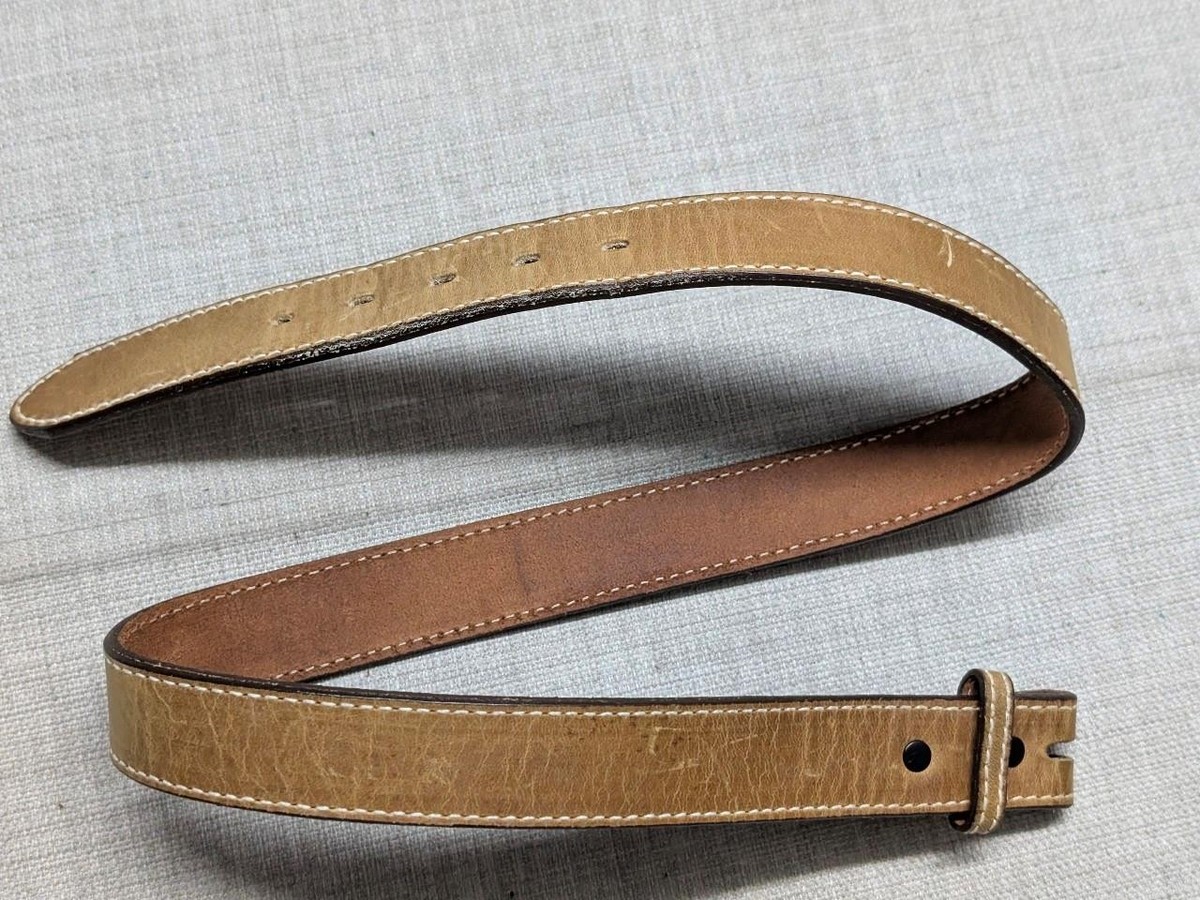 vintage USA made NOCONA buckle belt 30 brown WESTERN cowboy 