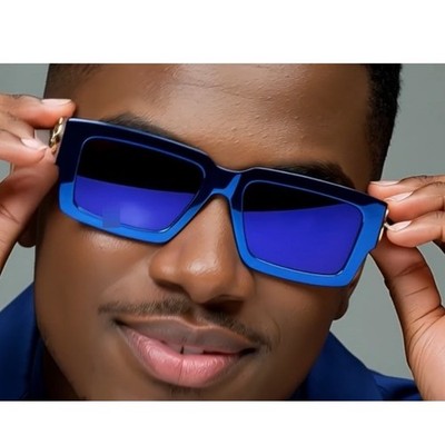 Retro Oversize Thick Plastic Horn Rim Flat Top Mobster Sunglasses Luxury Lentes