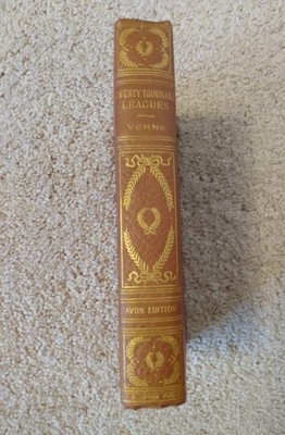 Twenty Thousand Leagues Under the Sea by Jules Verne - Avon Edition Vintage Book