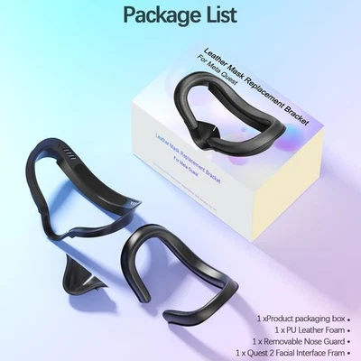 Face Cushion Pad for Meta Quest 2 VR Facial Interface Replacement PU Leather ... - Image 1 of 4