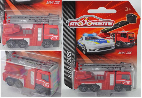 Majorette 212057181019 Man Tgs Feuerwehr Drehleiter Finnland, C112 / HE106, 1:87-image