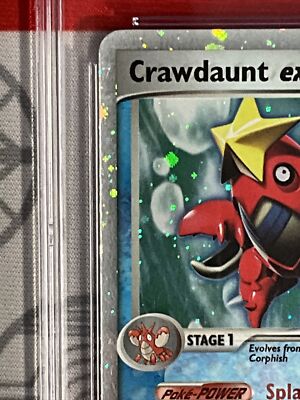 CGC 8.5 Pokemon TCG Crawdaunt ex 99 Holon Phantoms Holo Rare 2006