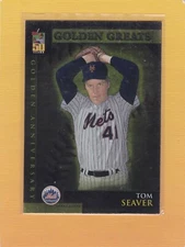 2000 TOPPS BASEBALL GOLDEN GREATS TOM SEAVER #GA6 METS NRMT *65154