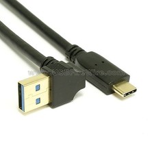 USB 3.1 Cable Up Angle A to C