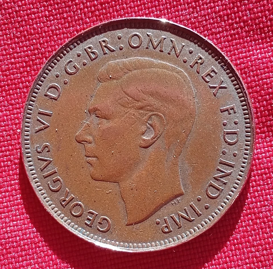 1946 Британский большой пенни в состоянии MS. - Изображение 3 из 4