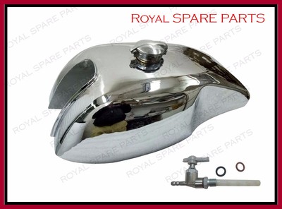 Honda CB400 Cafe Racer Chrome Gas Fuel Petrol Tank With Monza Cap
