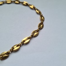 Bracelet Gourmette En Grain De Café