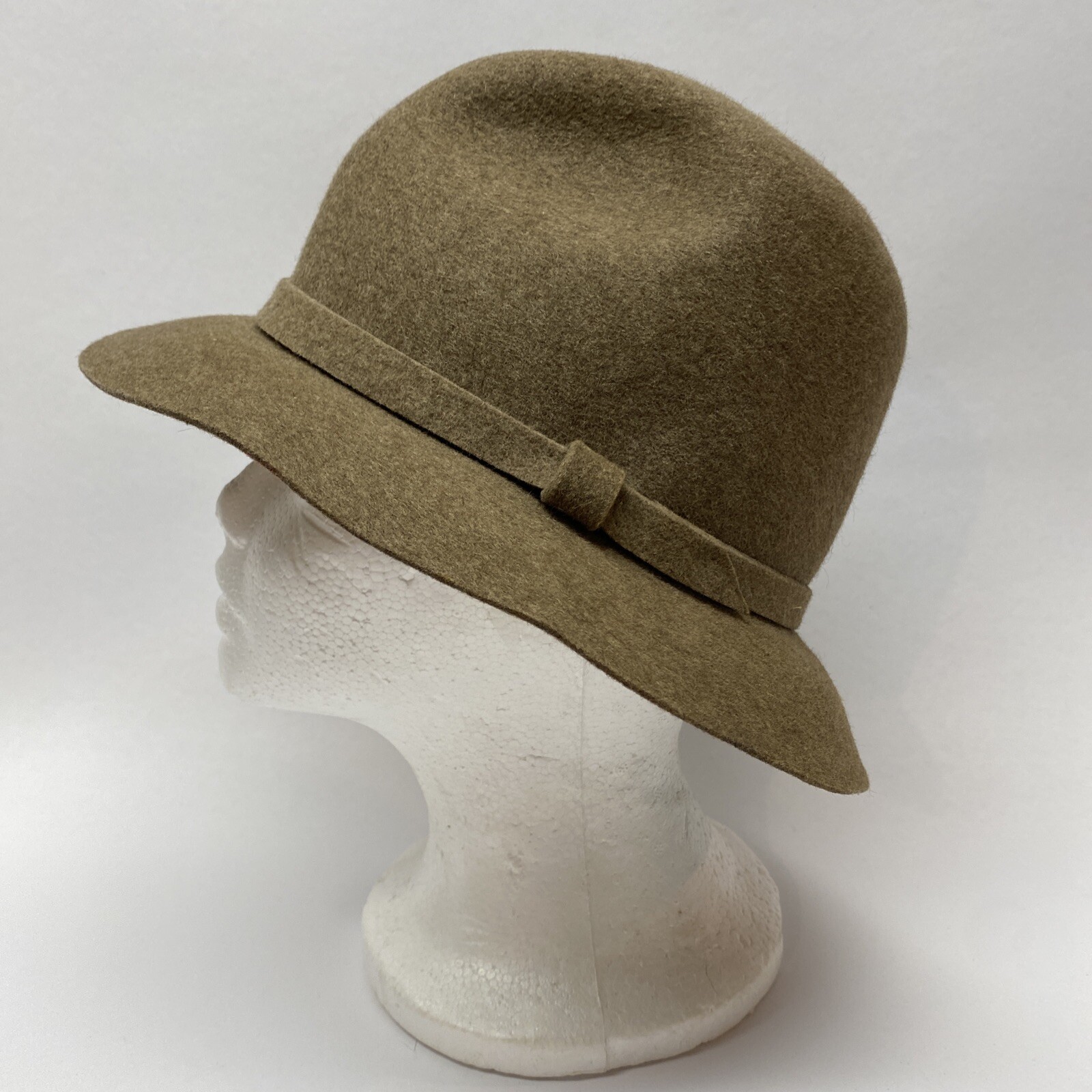 Vintage Richman Brothers Genuine Fur Velvet Fedora Hat Size Unknown View Picture