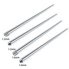 4PCS Threaded Taper Threaded Insertion Taper Insertion Pin Taper for Nose Navel