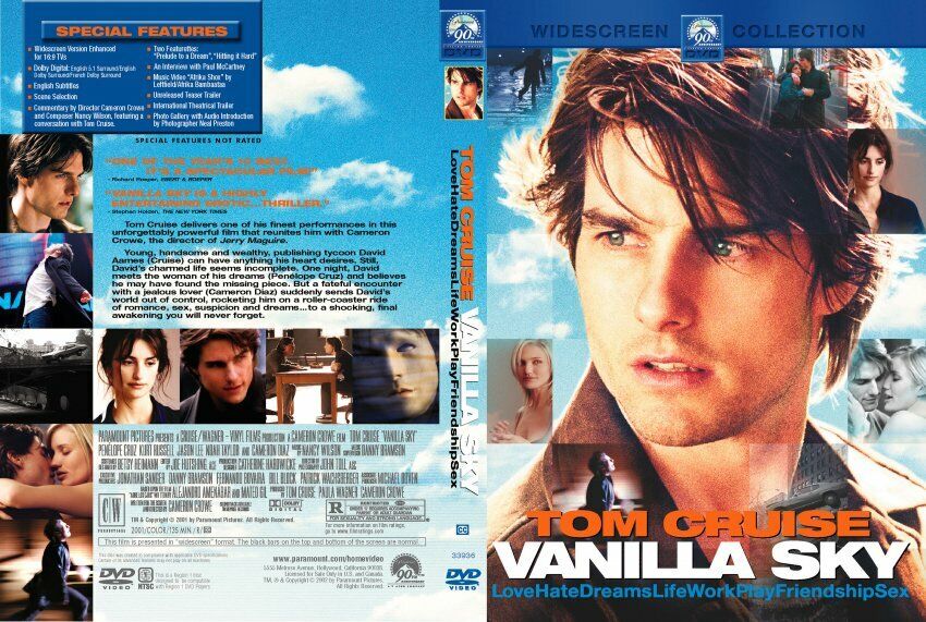 Vanilla Sky DVD Disk Only ~ No Art, Case or Tracking - Tom Vanilla Sky DVD Disk Only ~ No Art, Case or Tracking - Tom