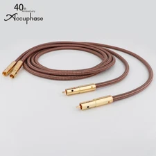 Pair Accuphase 40Th Anniversary Audiophile Hi-end Audio RCA Interconnect Cable