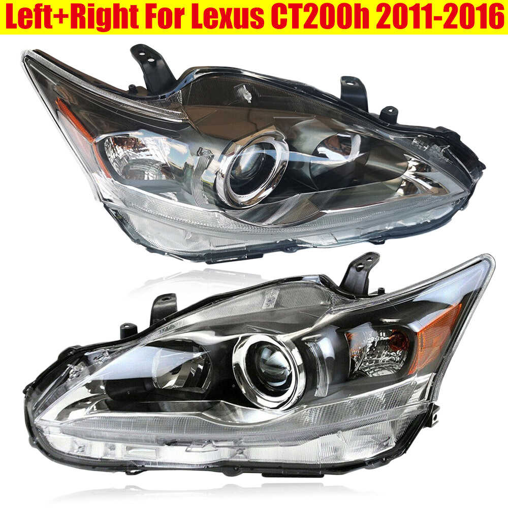 #2148 LEXUS CT ヘッドライト Headlight Set For Lexus CT200H 2011 2012 2013 2014 2015 2016 Left+