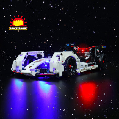 Brick Shine - Light Kit for Lego Formula E Porsche 99X Electric 42137  (NEW)