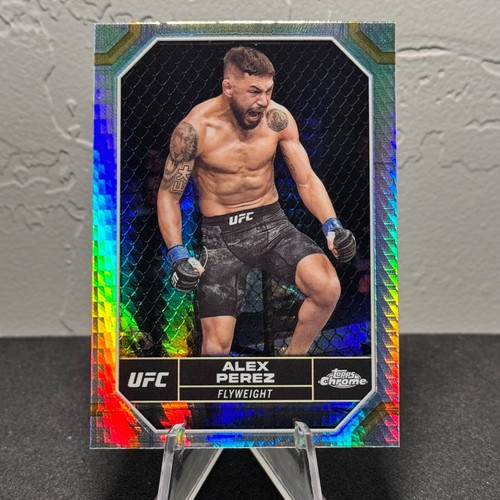 Réfracteur à prisme base UFC chromé 2024 Topps 1 - 200 - COMPLÉTEZ VOTRE SET - PYC - Photo 4/237