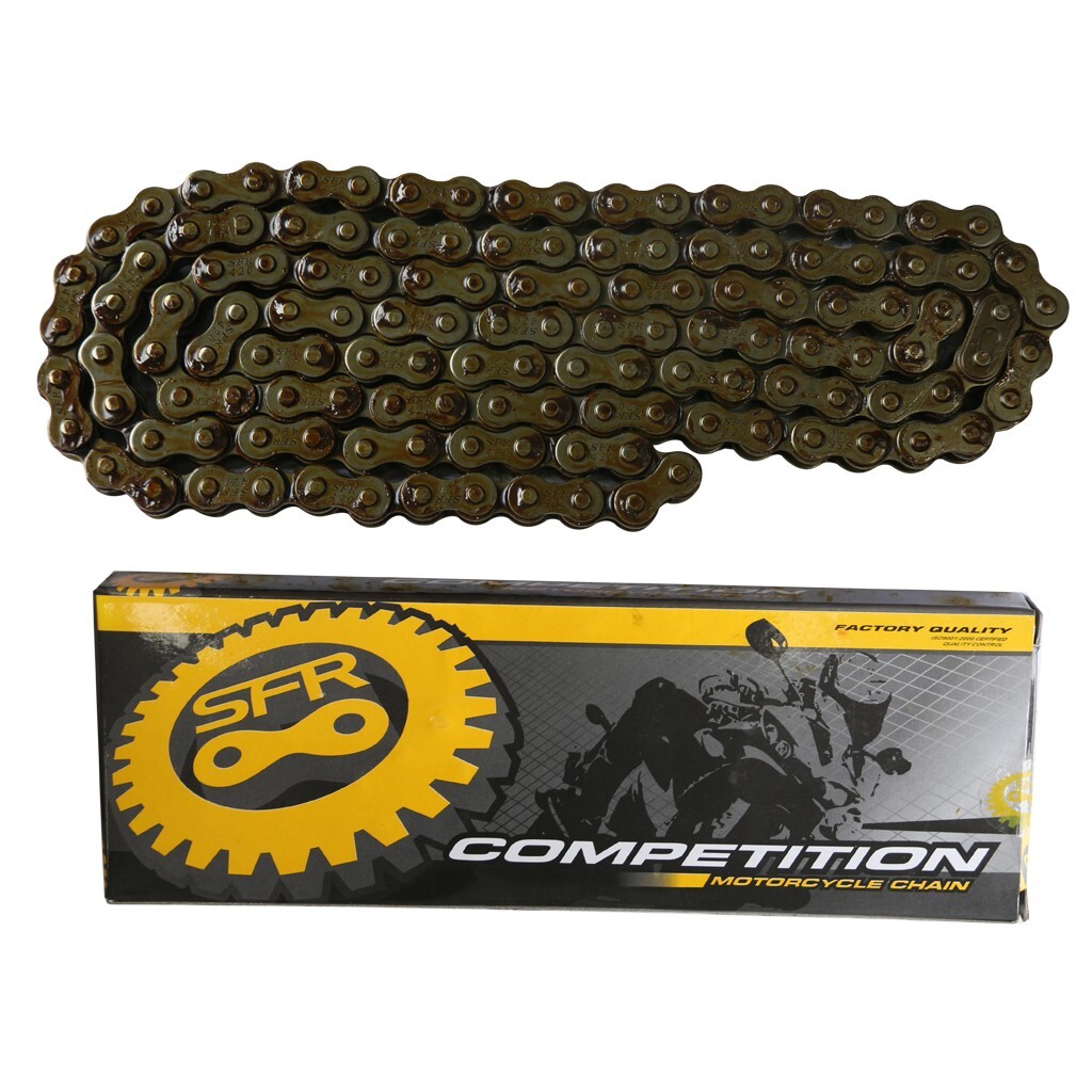 TERRTHEAKI06 卍LINE CHEHON 420family etc. 420 Chain 132 Links For Lifan Zongshen Apollo Pit Dirt Bike